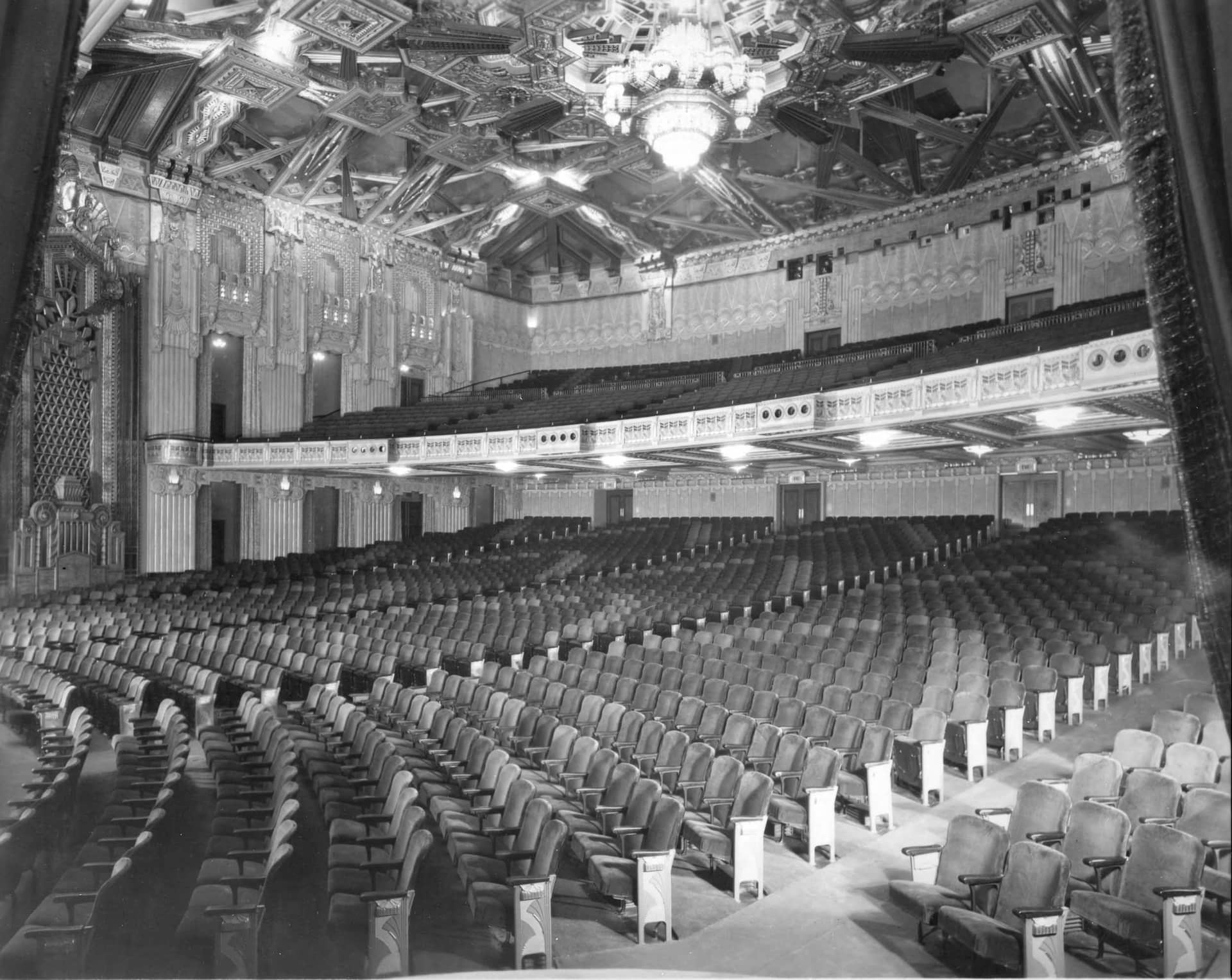 The auditorium of the Hollywood Pantages Theatre, 1930s
Courtesy of Tom B'hend and Preston Kaufmann collection, Margaret Herrick Library, Academy of Motion Picture Arts and Sciences, photo: Mott Studios